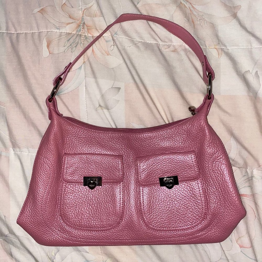 Lovcat Paris Pink Leather Handbag Purse